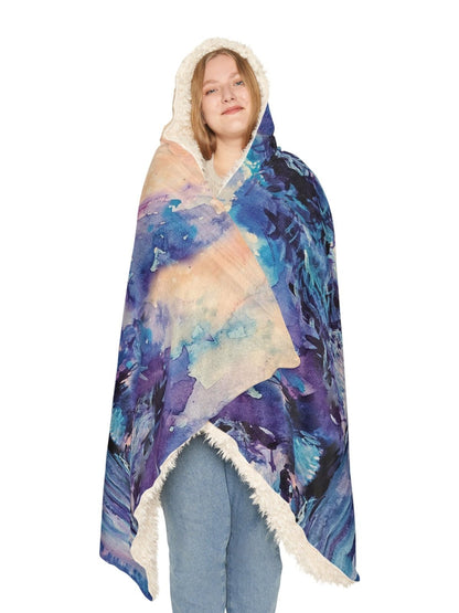 Hooded Snuggle Blanket - I'll protect you - Premium Blanket from Printify - Just $70! Shop now at Paintedd