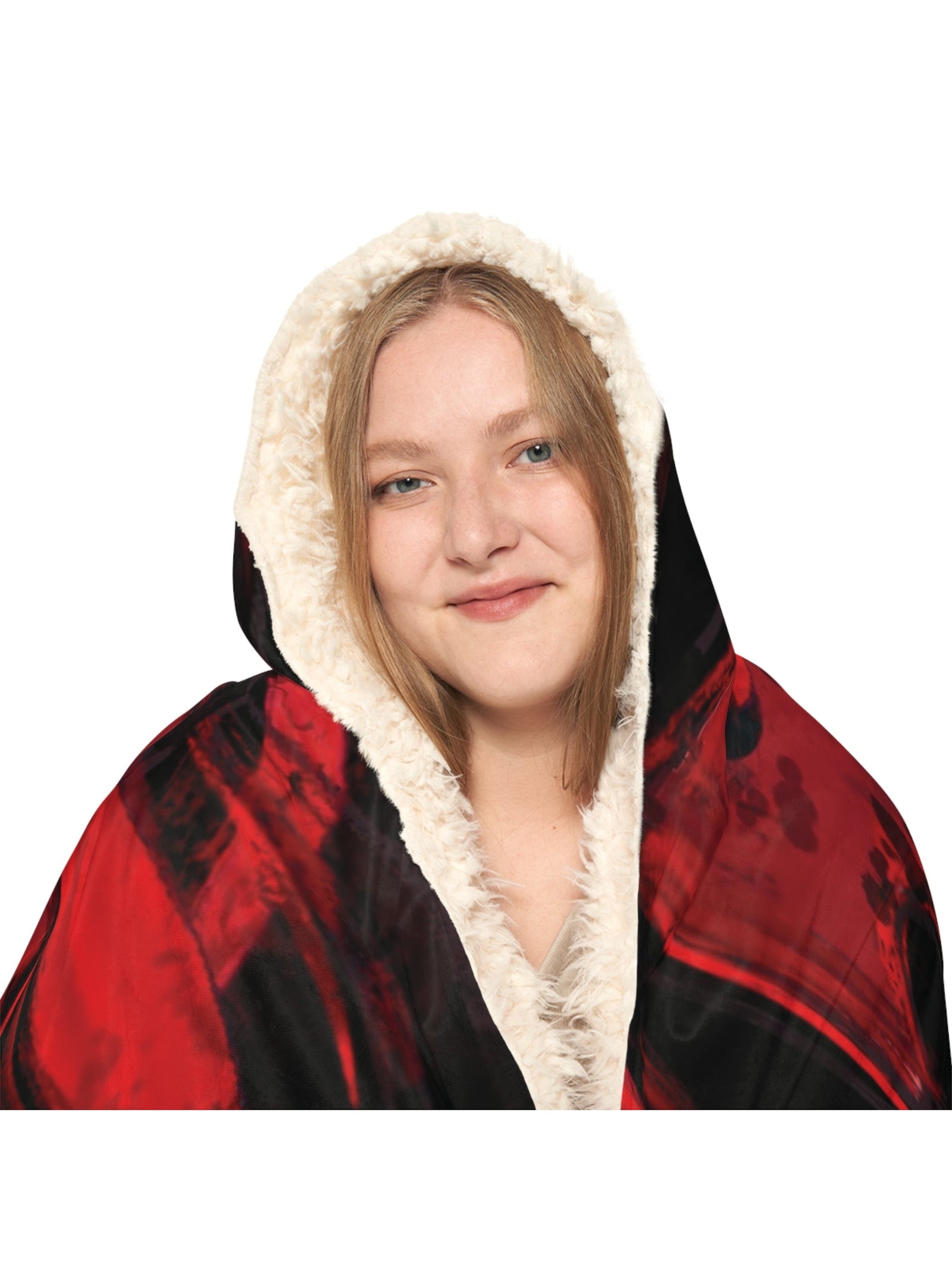 Hooded Snuggle Blanket - PAINTEDD - Premium Blanket from Printify - Just $80! Shop now at Paintedd