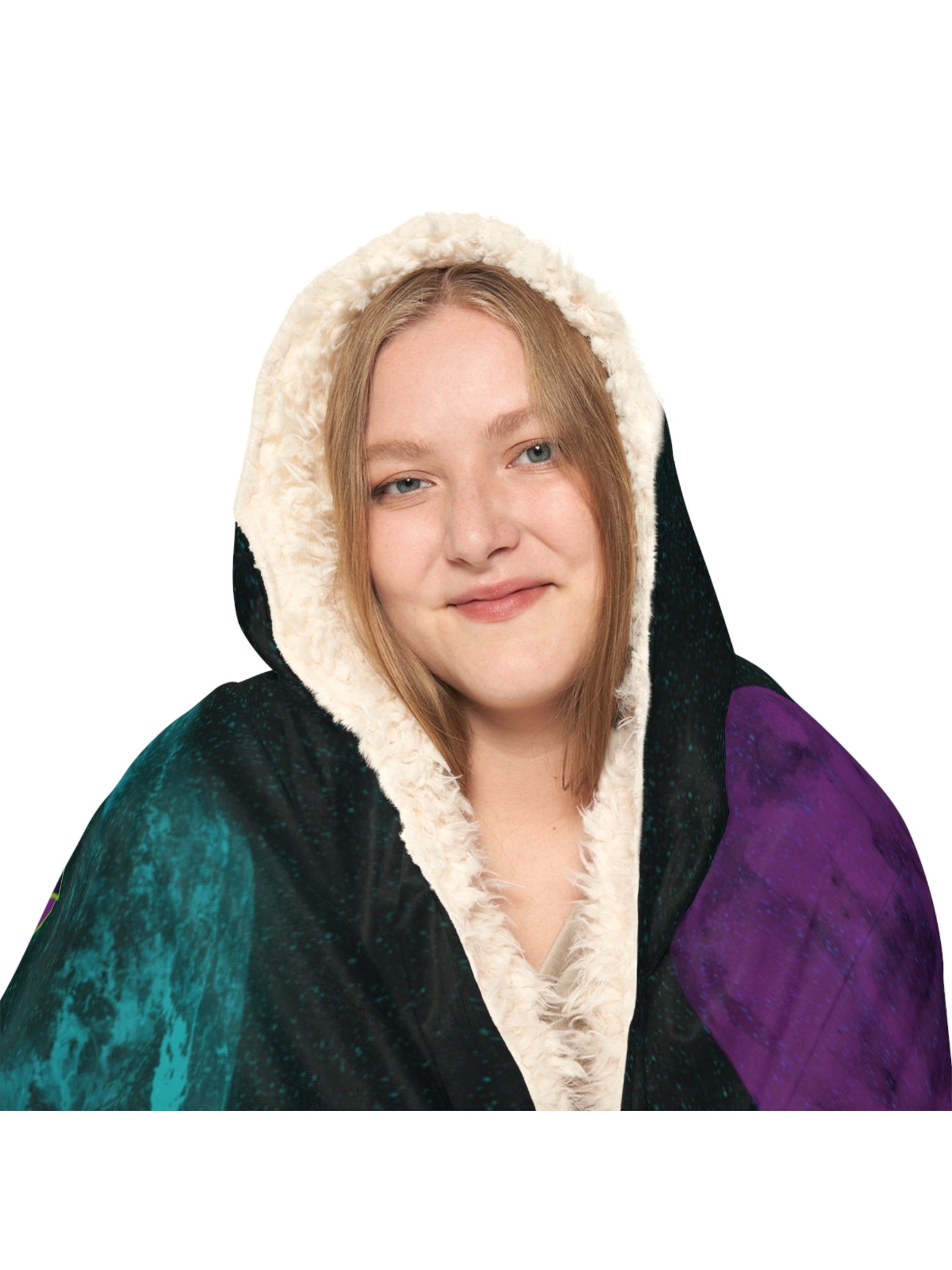 Hooded Snuggle Blanket - Floating in the Sky - Premium Blanket from Printify - Just $70! Shop now at Paintedd