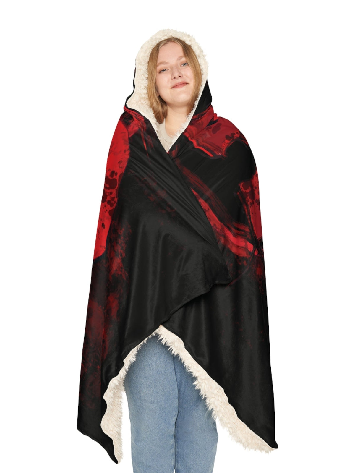 Hooded Snuggle Blanket - PAINTEDD - Premium Blanket from Printify - Just $80! Shop now at Paintedd