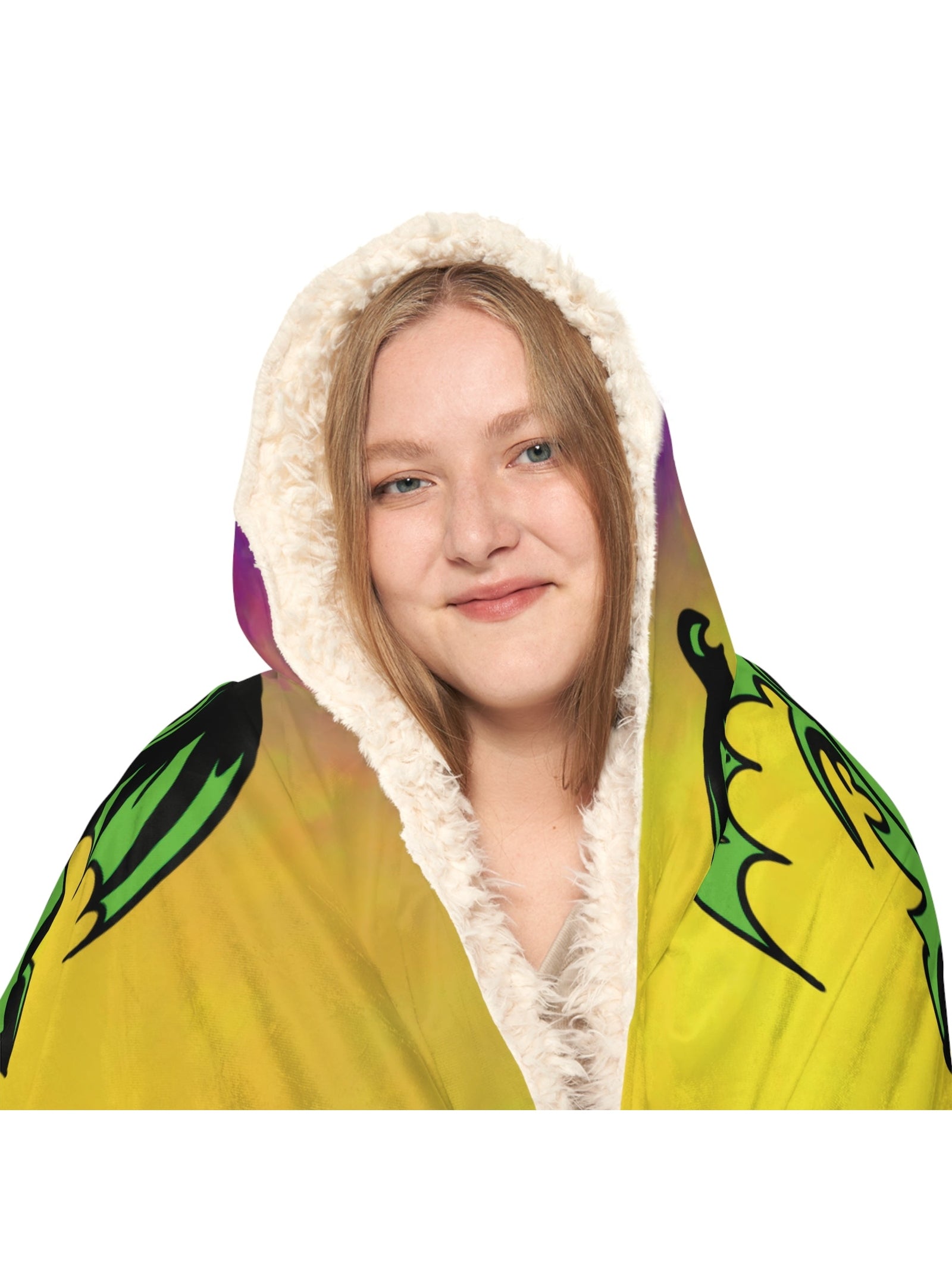 Hooded Snuggle Blanket - Little Fragon - Premium Blanket from Printify - Just $70! Shop now at Paintedd