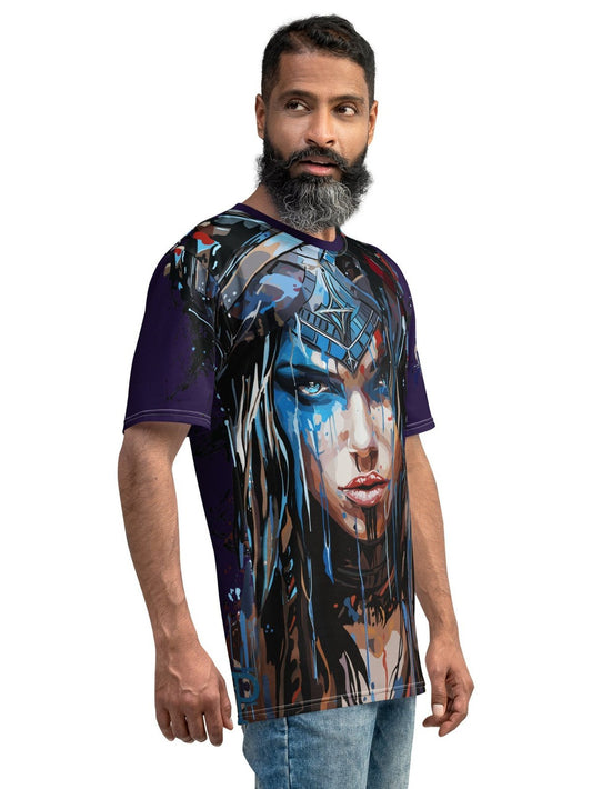 Men's t-shirt - Warrior - Deep Purple - Premium Shirt from Paintedd - Just $50! Shop now at Paintedd