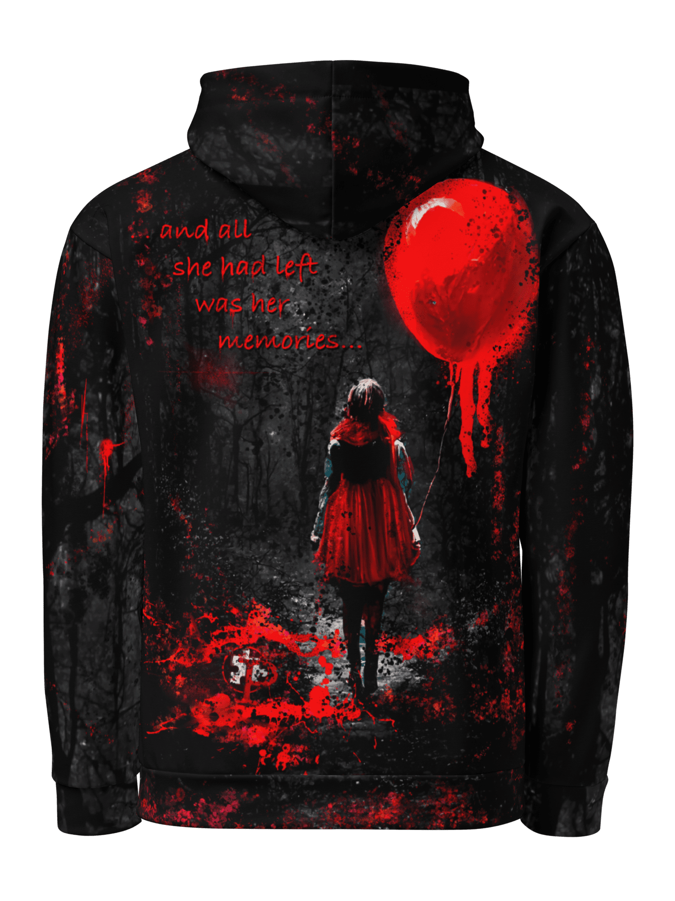 Unisex Hoodie - Balloon Girl Memories - Premium Hoodie from Paintedd - Just $85! Shop now at Paintedd