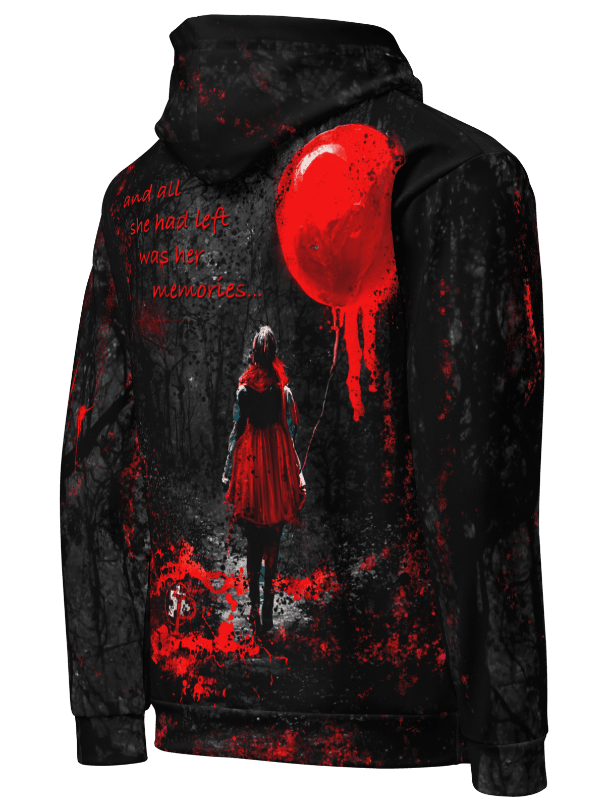 Unisex Hoodie - Balloon Girl Memories - Premium Hoodie from Paintedd - Just $85! Shop now at Paintedd