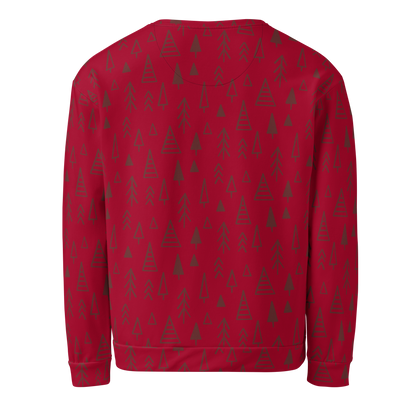 Christmas Sweatshirt - Red Balloon - Premium Clothing from Paintedd - Just $60! Shop now at Paintedd