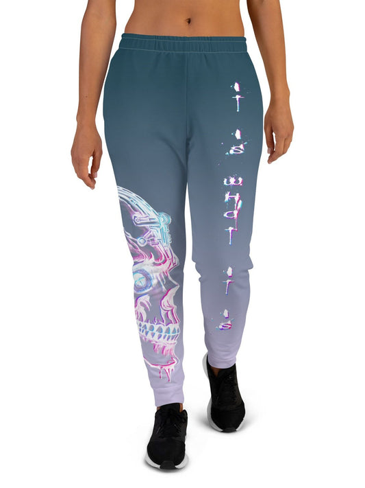 Women's Joggers - Skull - Premium Pants from Paintedd - Just $65! Shop now at Paintedd