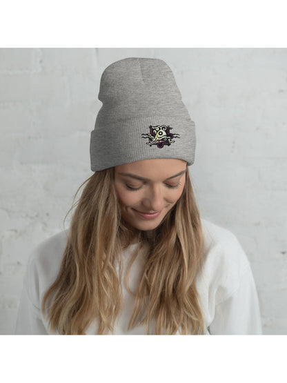 Cuffed Beanie - Little book monster - Premium Clothing from Paintedd - Just $35! Shop now at Paintedd