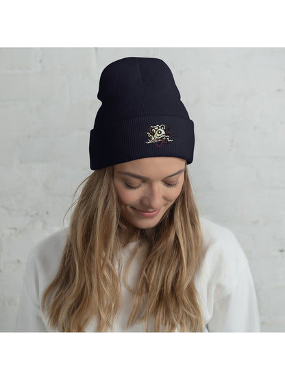 Cuffed Beanie - Little book monster - Premium Clothing from Paintedd - Just $35! Shop now at Paintedd