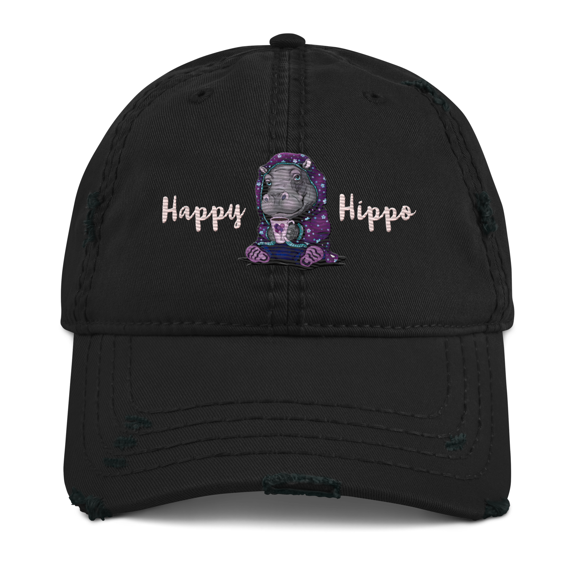 Hat - Happy Hippo - Premium Clothing from Paintedd - Just $40! Shop now at Paintedd