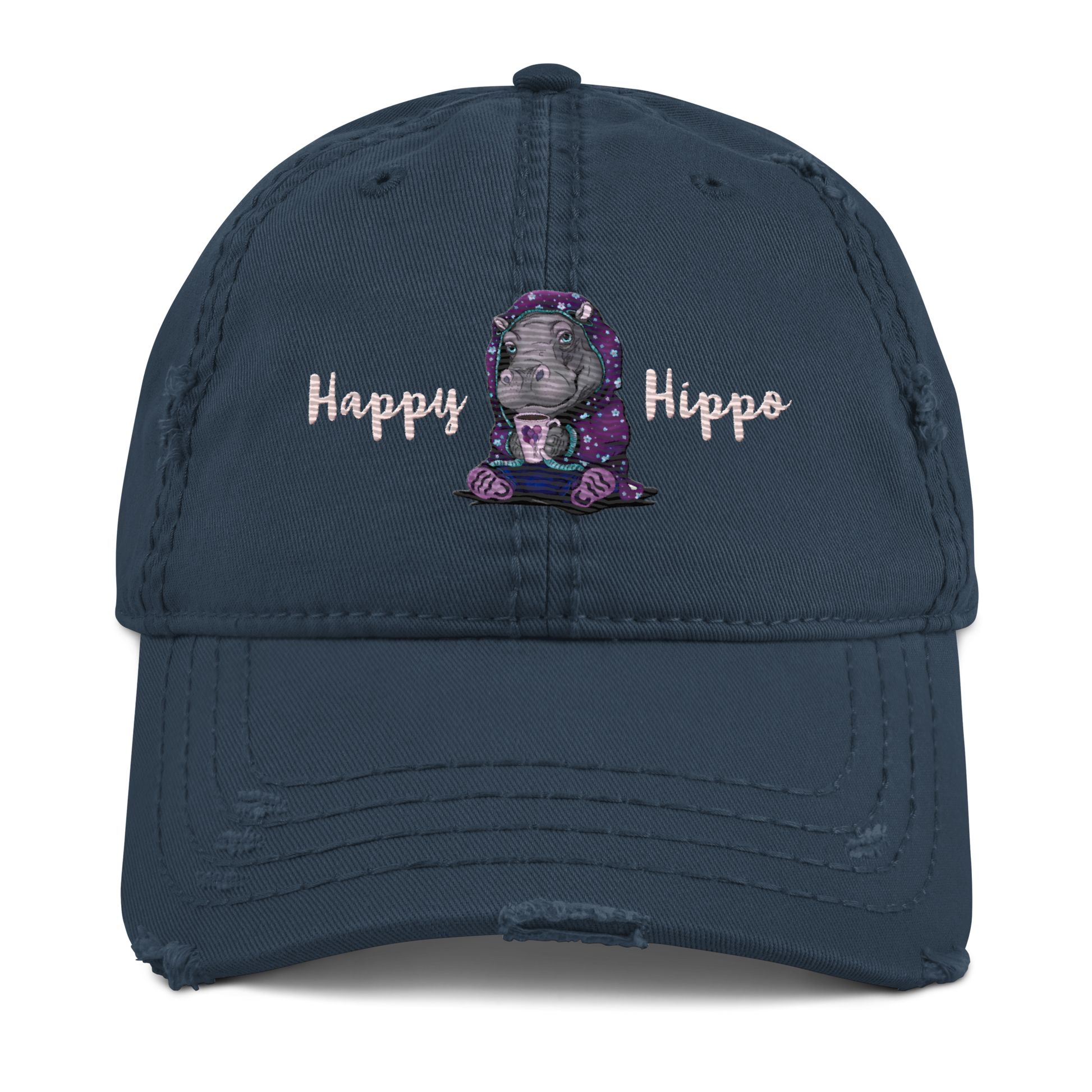 Hat - Happy Hippo - Premium Clothing from Paintedd - Just $40! Shop now at Paintedd