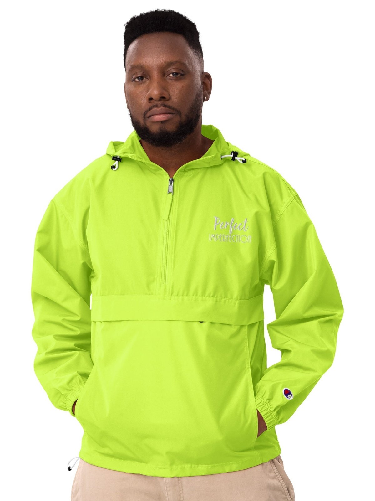 Champion Jacket - Perfect Imperfection - Premium Hoodie from Paintedd - Just $85! Shop now at Paintedd