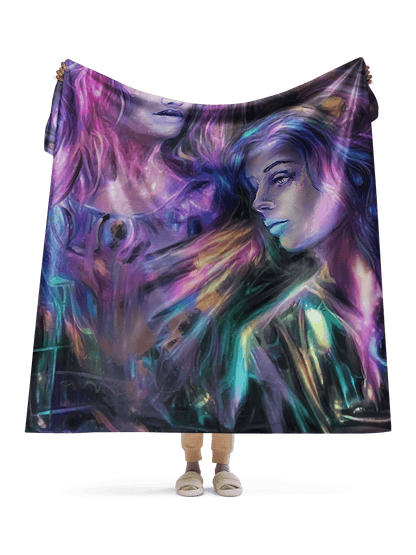 Sherpa blanket - Yesterday - Premium Blanket from Paintedd - Just $85! Shop now at Paintedd