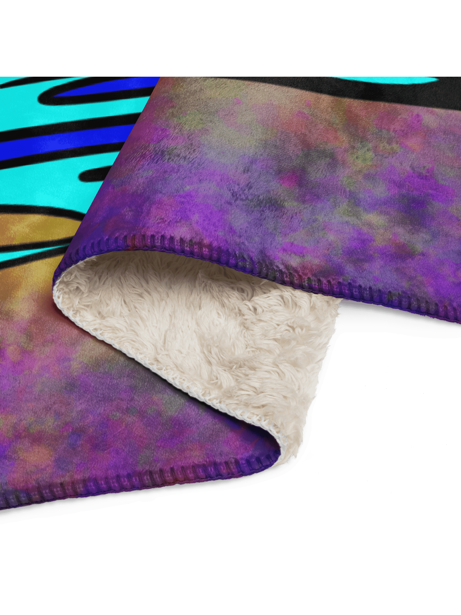 Sherpa blanket - Little Fragon - Premium Blanket from Paintedd - Just $85! Shop now at Paintedd