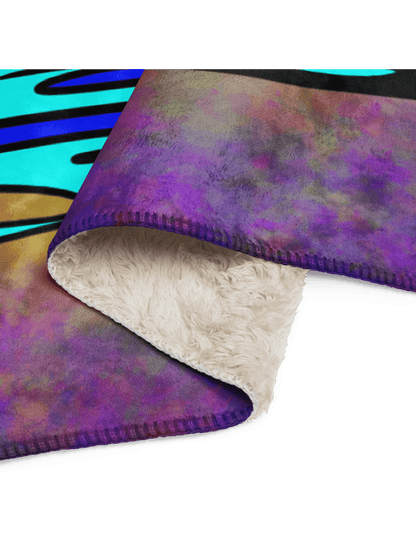 Sherpa blanket - Little Fragon - Premium Blanket from Paintedd - Just $85! Shop now at Paintedd