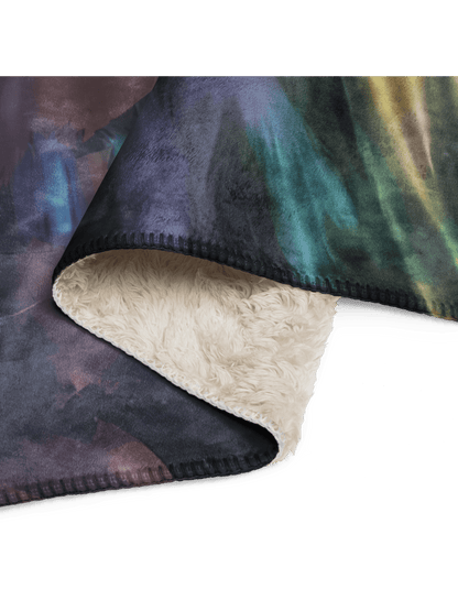 Sherpa blanket - Yesterday - Premium Blanket from Paintedd - Just $85! Shop now at Paintedd