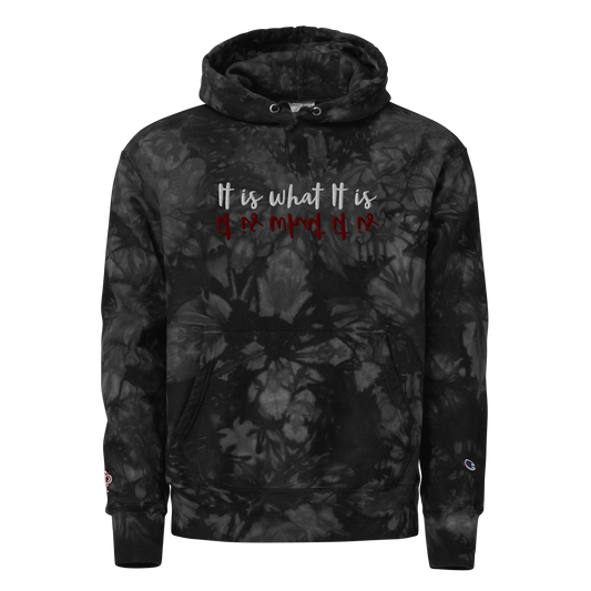 Unisex Champion hoodie - It is what it is - Premium Hoodie from Paintedd - Just $95! Shop now at Paintedd