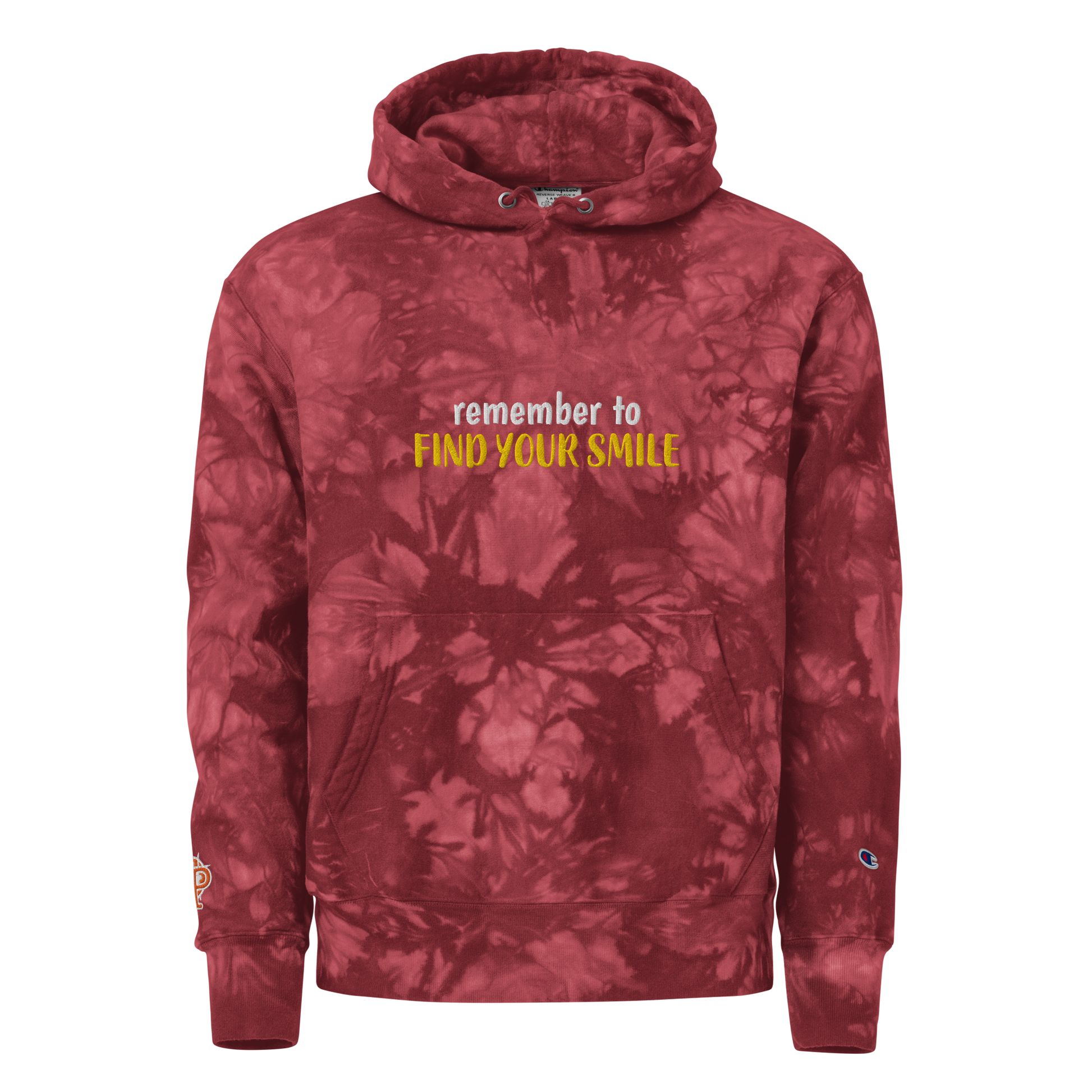 Unisex Champion hoodie - Smile - Premium Hoodie from Paintedd - Just $100! Shop now at Paintedd