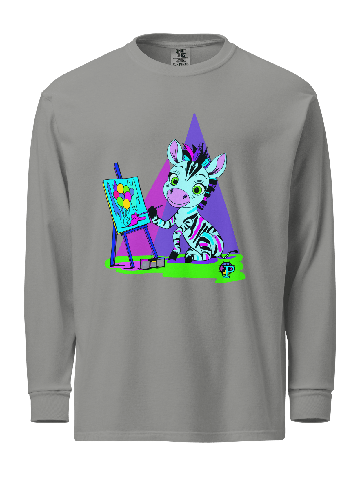 Heavyweight long-sleeve shirt - Creative Vibes - Premium Sweater from Paintedd - Just $65! Shop now at Paintedd