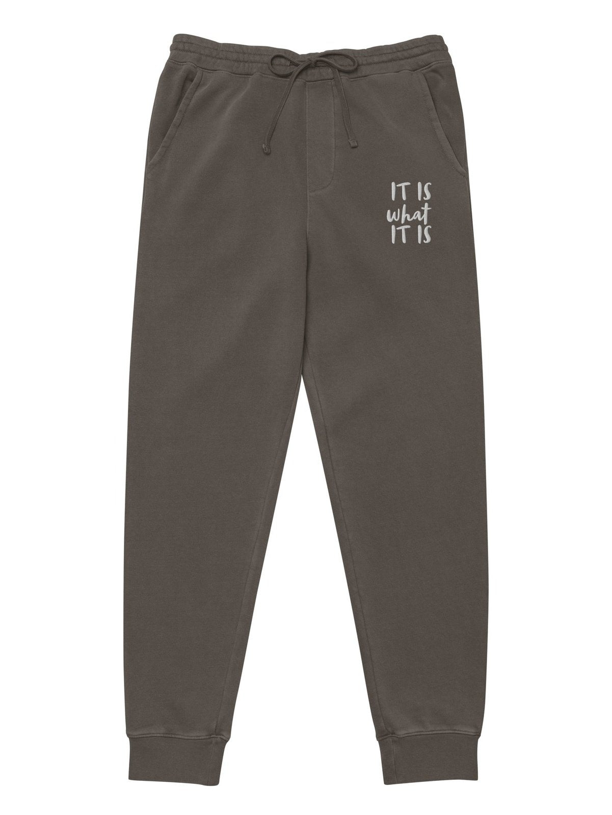 Unisex Sweatpants - It is what it is - Premium Pants from Paintedd - Just $75! Shop now at Paintedd