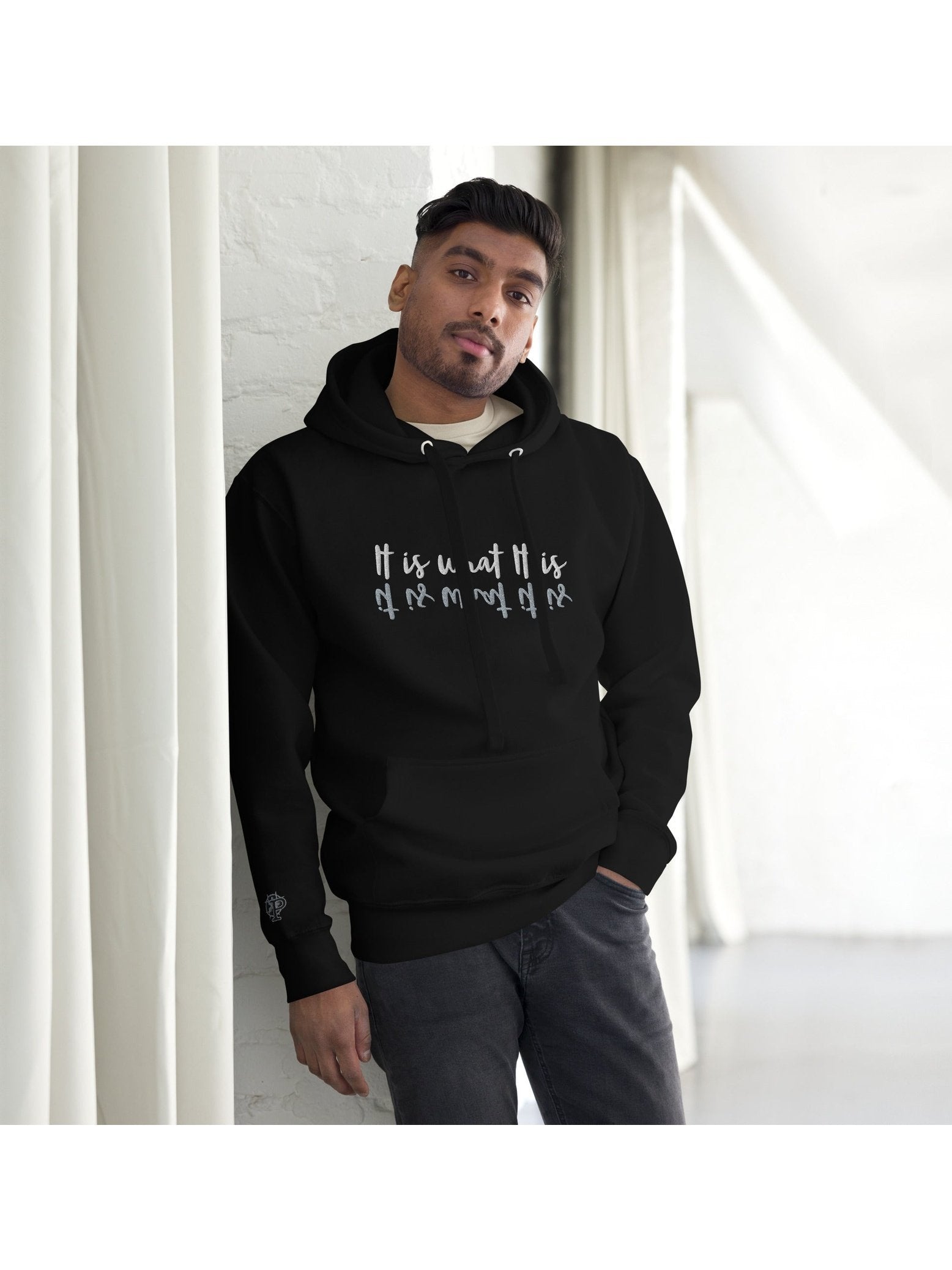 Unisex Hoodie - It is mirrored - Premium Hoodie from Paintedd - Just $75! Shop now at Paintedd