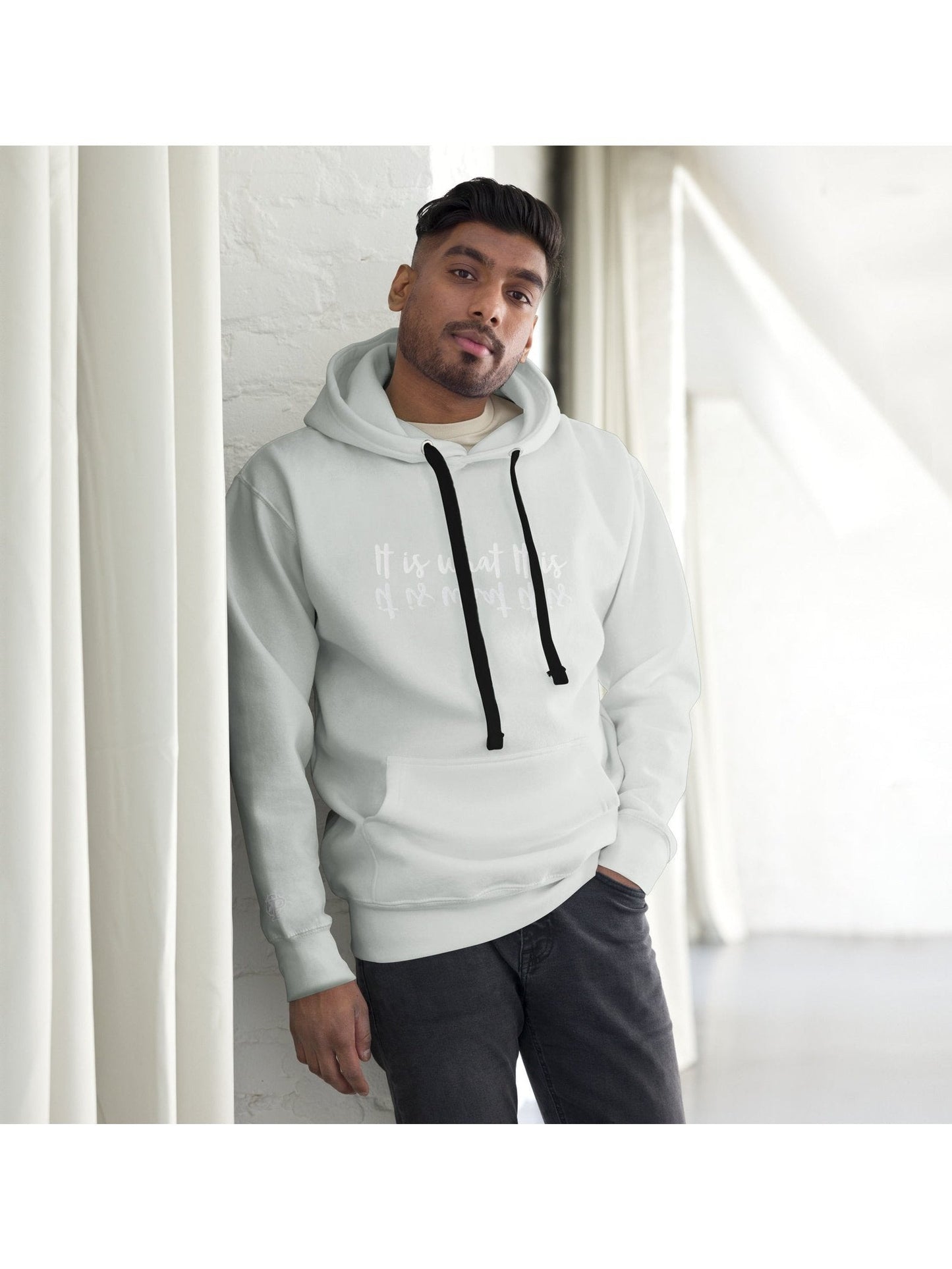 Unisex Hoodie - It is mirrored - Premium Hoodie from Paintedd - Just $75! Shop now at Paintedd