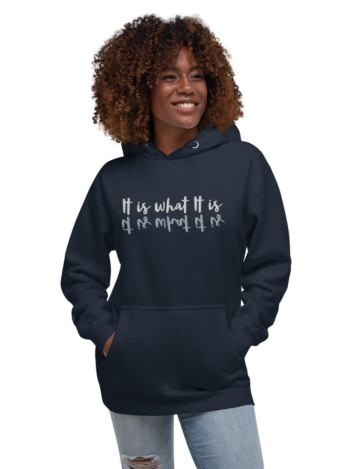 Unisex Hoodie - It is mirrored - Premium Clothing from Paintedd - Just $80! Shop now at Paintedd