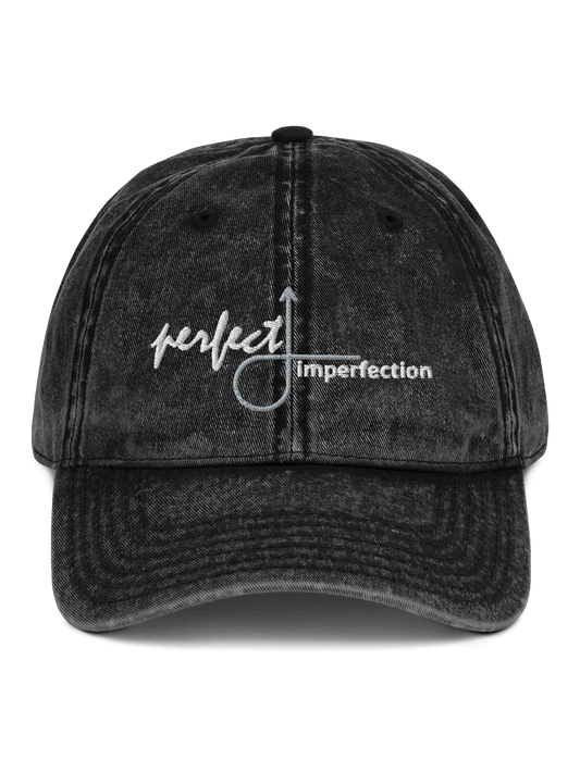 Vintage Cotton Twill Cap - Perfect Imperfection - Premium Hat from Paintedd - Just $50! Shop now at Paintedd