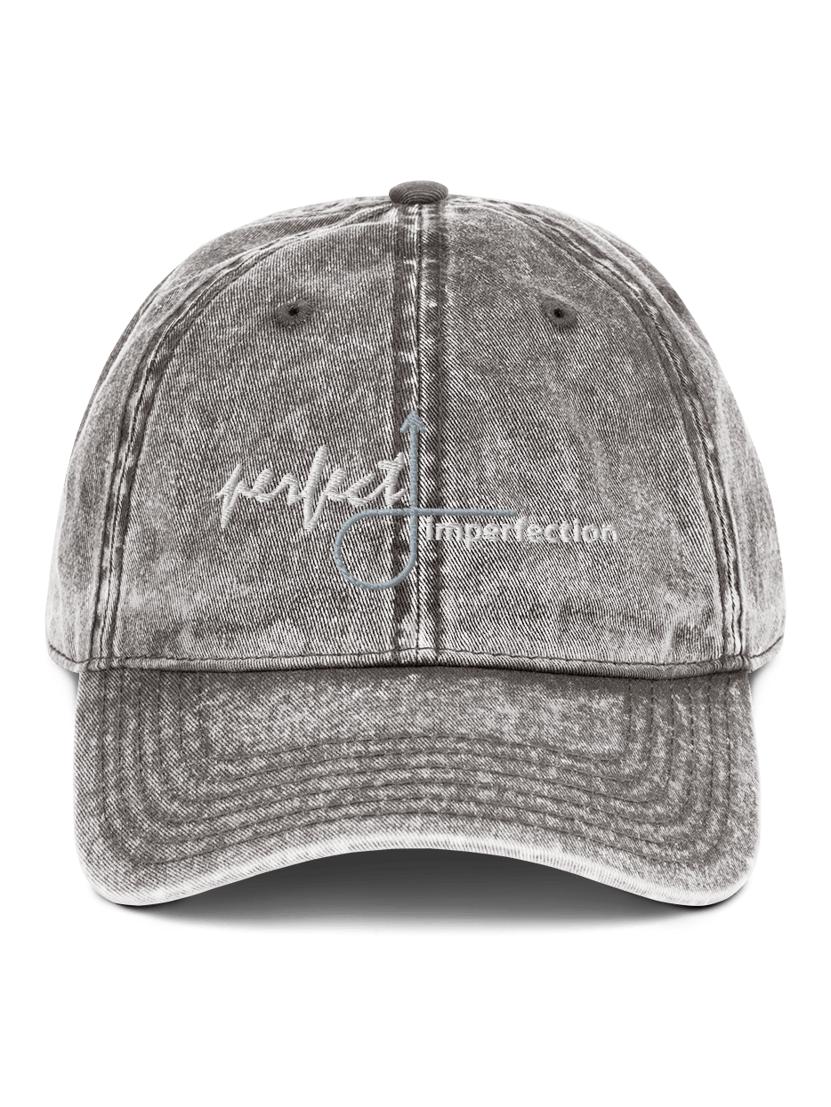 Vintage Cotton Twill Cap - Perfect Imperfection - Premium Hat from Paintedd - Just $50! Shop now at Paintedd