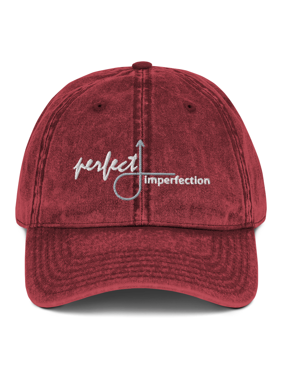 Vintage Cotton Twill Cap - Perfect Imperfection - Premium Hat from Paintedd - Just $50! Shop now at Paintedd