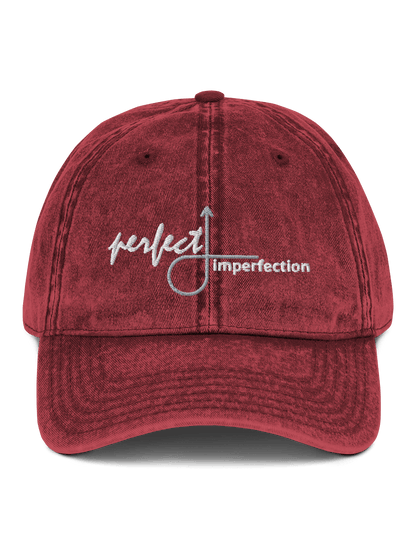 Vintage Cotton Twill Cap - Perfect Imperfection - Premium Hat from Paintedd - Just $50! Shop now at Paintedd