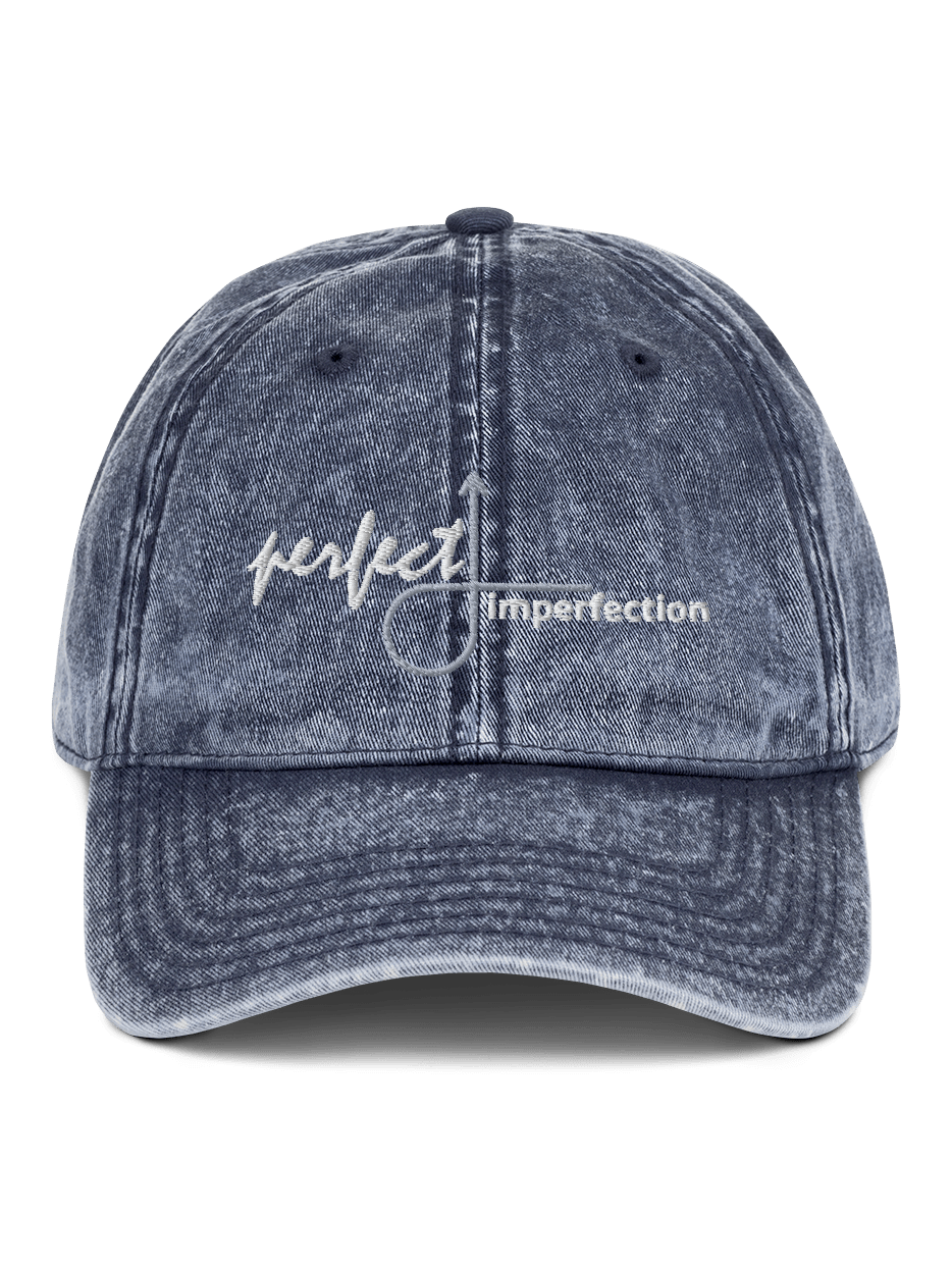 Vintage Cotton Twill Cap - Perfect Imperfection - Premium Hat from Paintedd - Just $50! Shop now at Paintedd