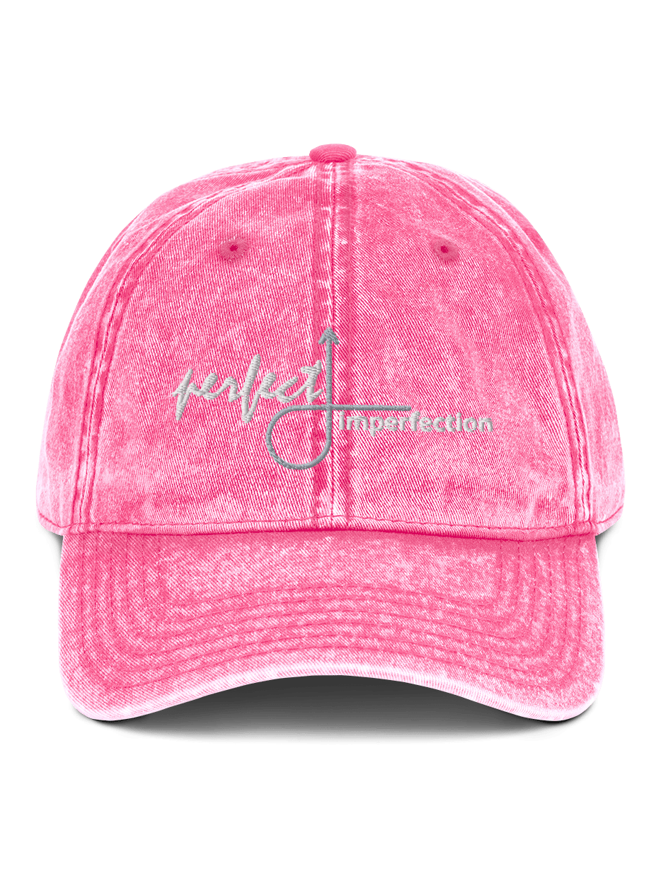 Vintage Cotton Twill Cap - Perfect Imperfection - Premium Hat from Paintedd - Just $50! Shop now at Paintedd