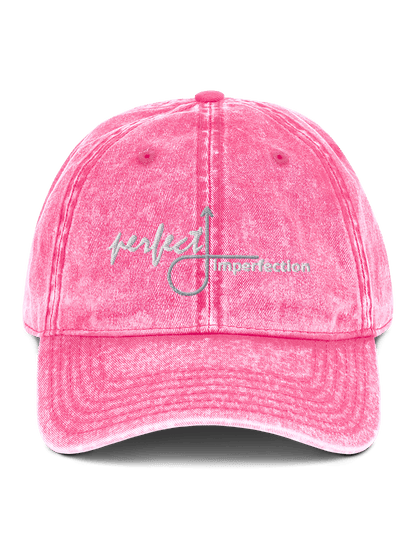 Vintage Cotton Twill Cap - Perfect Imperfection - Premium Hat from Paintedd - Just $50! Shop now at Paintedd