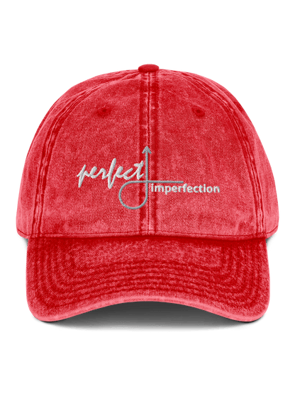 Vintage Cotton Twill Cap - Perfect Imperfection - Premium Hat from Paintedd - Just $50! Shop now at Paintedd