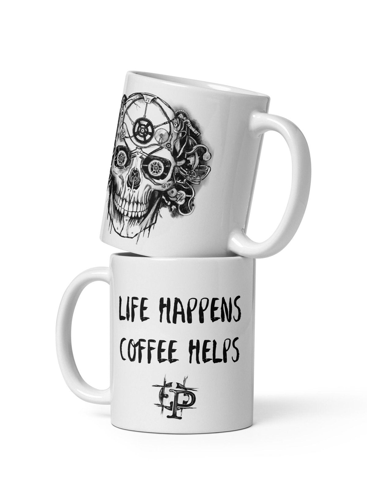 Mug - Life Happens - Premium Mug from Paintedd - Just $32! Shop now at Paintedd