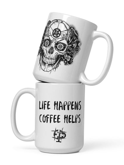 Mug - Life Happens - Premium Mug from Paintedd - Just $32! Shop now at Paintedd