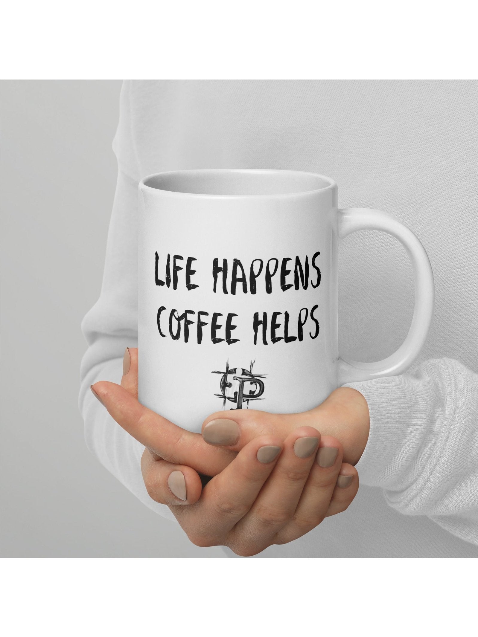 Mug - Life Happens - Premium Mug from Paintedd - Just $32! Shop now at Paintedd